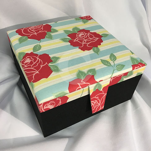 Rose Fabric Box