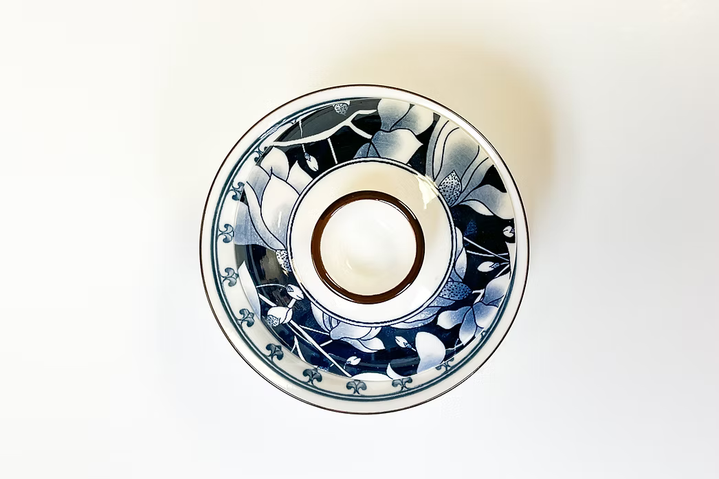 Blue Floral Prink Gaiwan